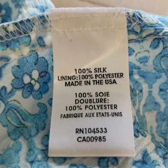 nanette lepore 100% silk resort /summer skirt w deep slits at the front & back - Picture 6 of 8